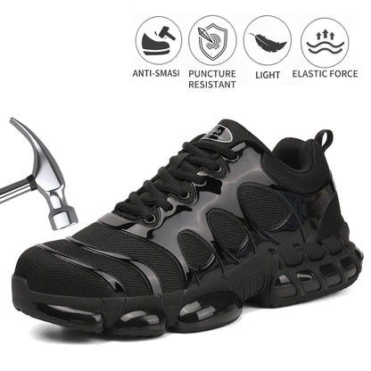 NIFOFISE Safety Shoes for Men Women Steel Toe Puncture Resistant for Work
