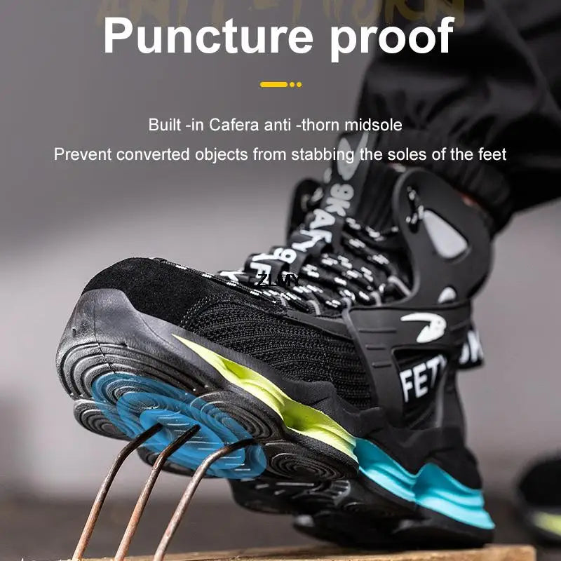 Men's Lightweight Steel Toe Safety Shoes, Puncture-Proof - product view 6