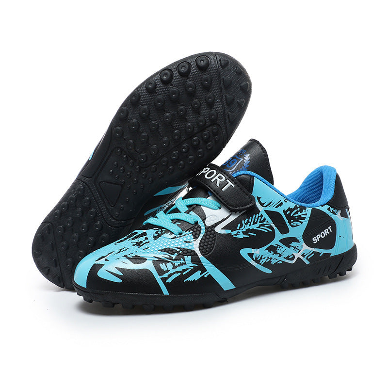 Girls' Soccer Shoes, Magic Tape, TF Studs, Training - product view 4