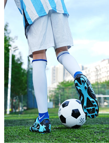 Girls' Soccer Shoes, Magic Tape, TF Studs, Training - product view 10