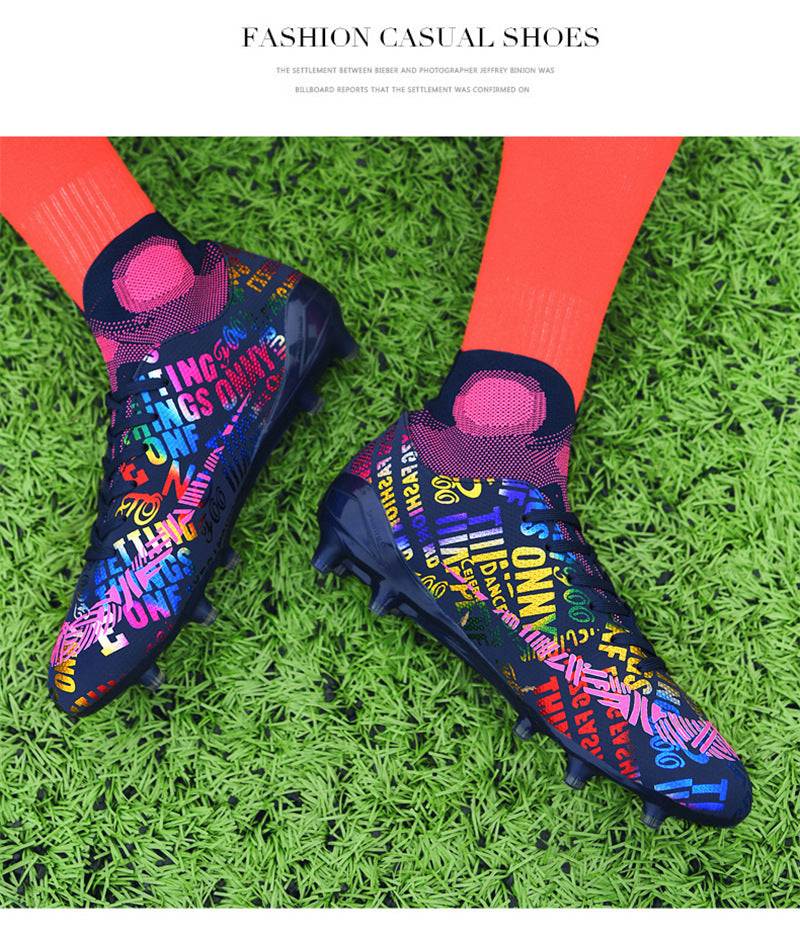 Fashionable High-Top Adult Soccer Cleats - product view 8