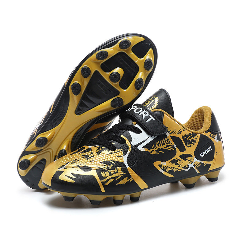 Girls' Soccer Shoes, Magic Tape, TF Studs, Training - product view 6