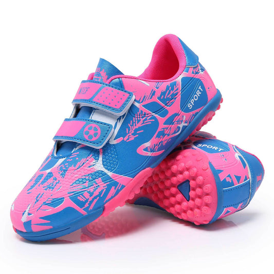Kids' Soccer Shoes, Magic Tape, Long Studs, Low-Cut - product view 1