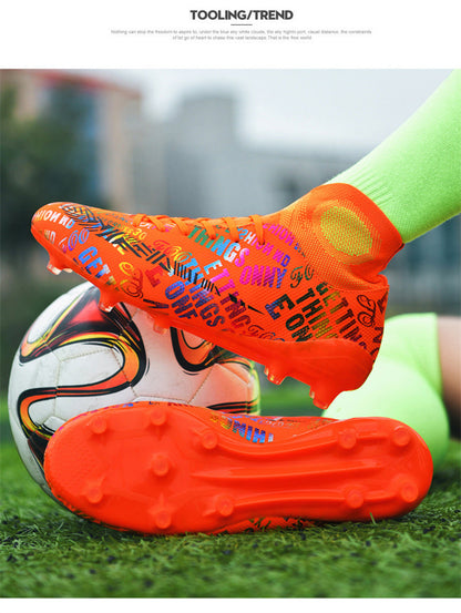 Fashionable High-Top Adult Soccer Cleats - product view 5