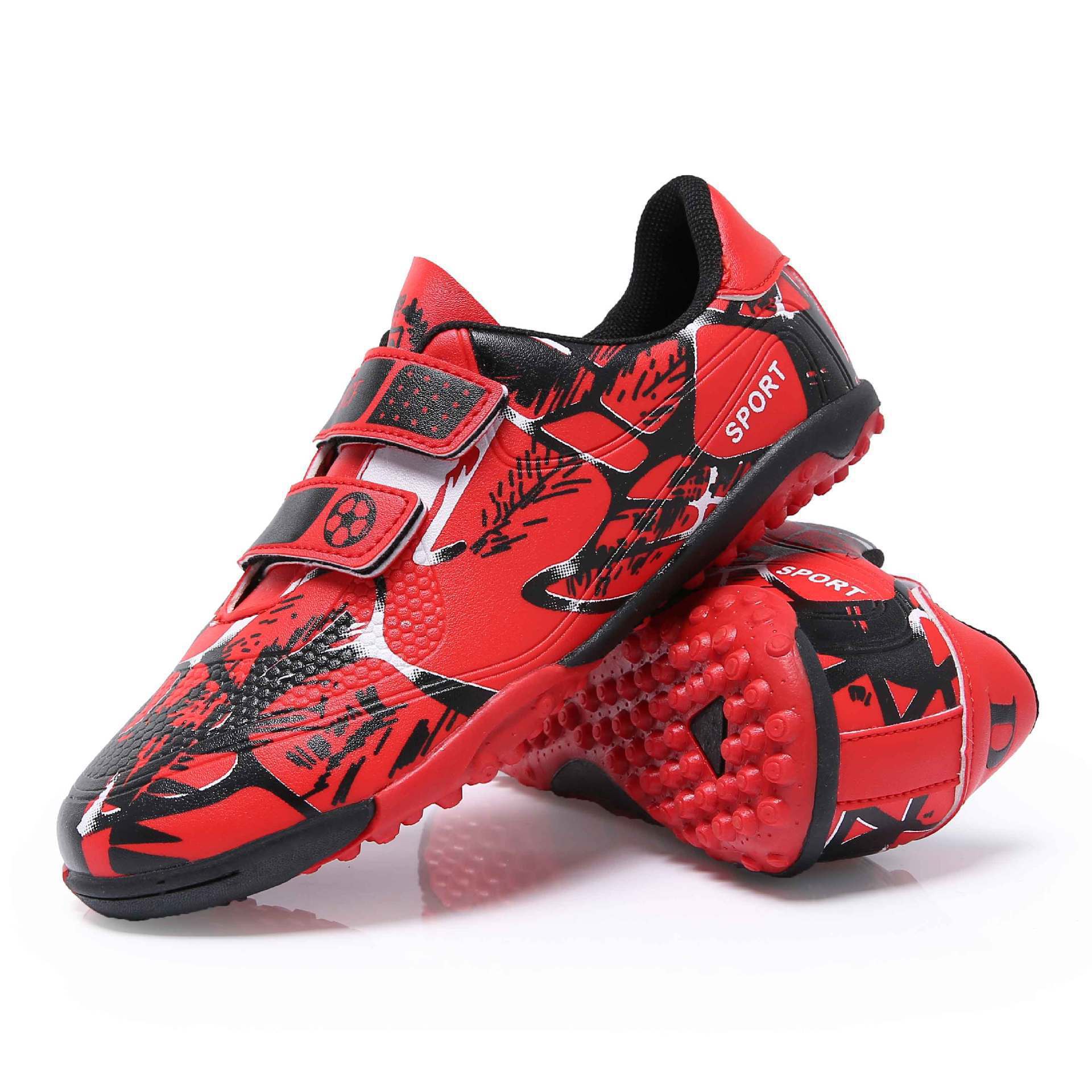 Kids' Soccer Shoes, Magic Tape, Long Studs, Low-Cut - product view 5