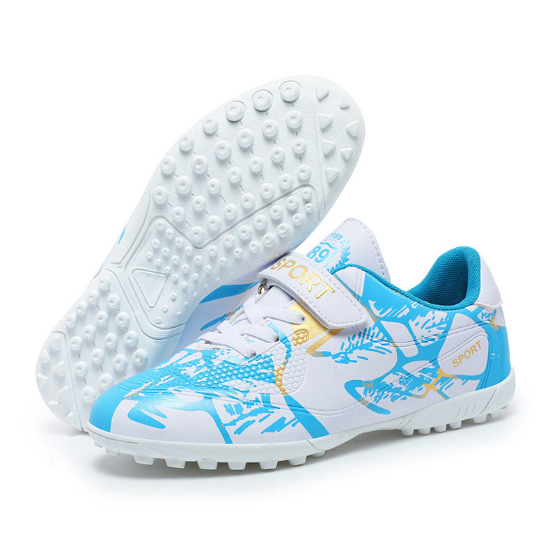 Girls' Soccer Shoes, Magic Tape, TF Studs, Training - product view 15