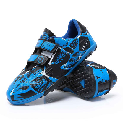 Kids' Soccer Shoes, Magic Tape, Long Studs, Low-Cut - product view 4