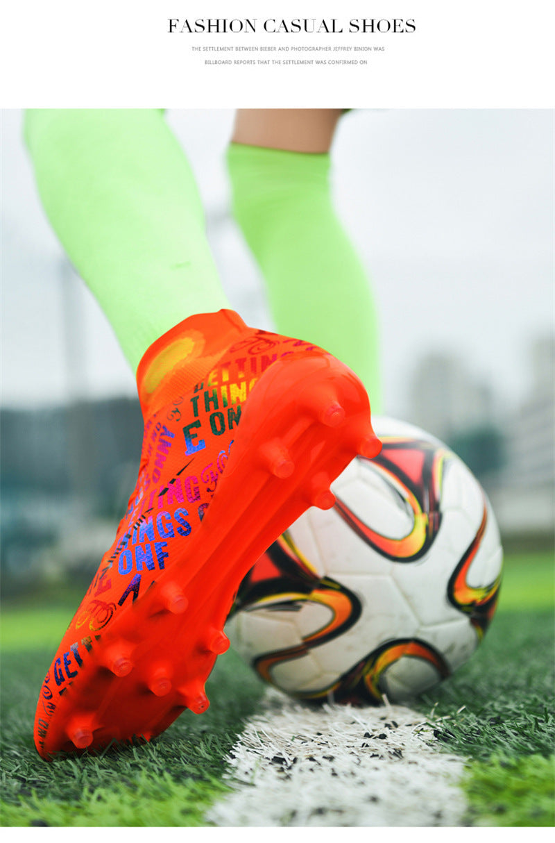 Fashionable High-Top Adult Soccer Cleats - product view 4