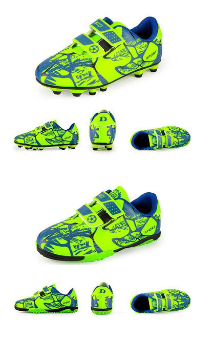 Kids' Soccer Shoes, Magic Tape, Long Studs, Low-Cut - product view 19