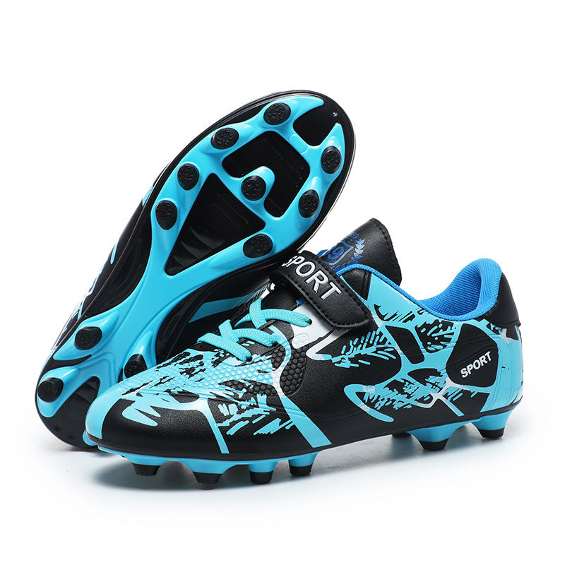 Girls' Soccer Shoes, Magic Tape, TF Studs, Training - product view 2