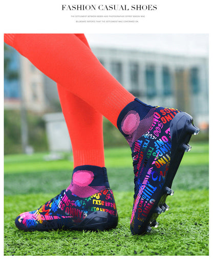 Fashionable High-Top Adult Soccer Cleats - product view 6