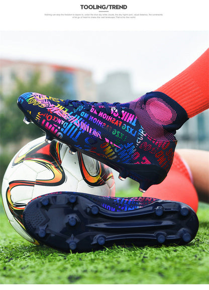Fashionable High-Top Adult Soccer Cleats - product view 7