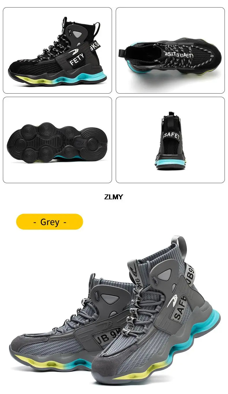Men's Lightweight Steel Toe Safety Shoes, Puncture-Proof - product view 14