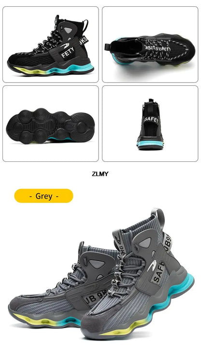 Men's Lightweight Steel Toe Safety Shoes, Puncture-Proof - product view 14